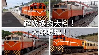 好料大集合 大飽眼福 台鐵電車組amp掛補amp工程車之特殊列車合集 第二彈 [upl. by Albin674]