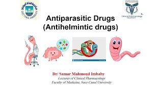 Antiparasitic Drugs Antihelmintic drugs [upl. by Anirav515]