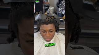 Craziest lineup haircut after 20 weeks chocolatemoose7294 [upl. by Ainahpets515]