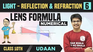 Light  Reflection amp Refraction 06  Lens Formula  Magnification  Numerical  Class 10  NCERT [upl. by Chery958]