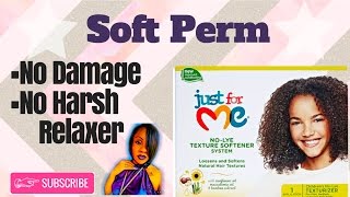 How To Soft Perm No Damage No Harsh Relaxer [upl. by Midge600]