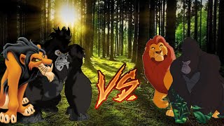 scar amp tublat vs MUFASA amp KERCHAK [upl. by Hannaoj770]