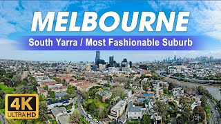 South Yarra Melbournes Most Fashionable Suburb  Live and Work in Australia  4K [upl. by Madeleine]