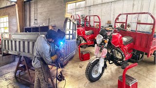 Manufacturing Tez Raftar Loader Rickshaw  Assembling Loader Rickshaw [upl. by Arbas694]