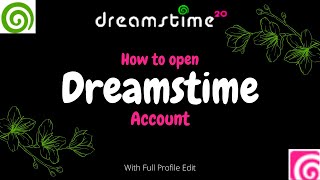 How to Create Open or Sign Up Dreamstime Contributor Account with Complete Profile AZ Bangla video [upl. by Liag]