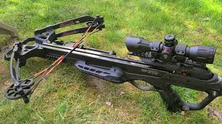 Quick test of Barnett XP370 Crossbow and UTG 4x32 Scope With Carnage [upl. by Aran578]