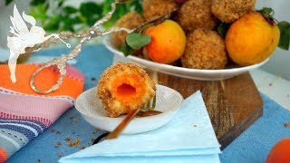 Klassische Marillenknödel aus Brandteig  Marillenknödel Rezept  Aprikosenklöße  Kuchenfee [upl. by Kailey5]