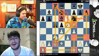 TOP Chess CONTENT GM Alireza Firouzja vs GM Hikaru Nakamura [upl. by Allx]