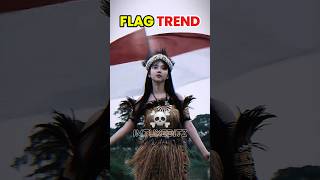 Flag trend☠️ shorts edit trollface [upl. by Angel]