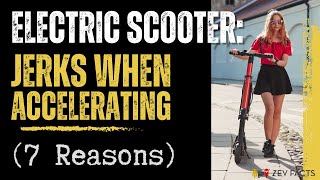 Electric Scooter Troubleshooting 1 Solving JERKY Acceleration [upl. by Aihtyc]