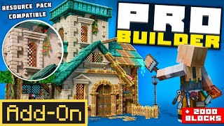 PRO Builder AddOn  Minecraft Marketplace Addon  Showcase [upl. by Anytsirk]