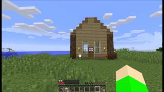 Lets Play Minecraft 2 Bygger klart huset och hittar ett sand tempel [upl. by Ahsiruam]