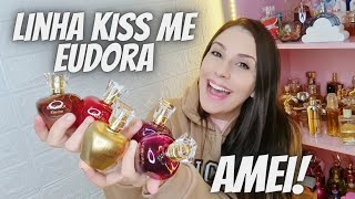 Linha Kiss me EUDORA VALEM MUITOOO A PENA [upl. by Aikemet]