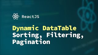 React JS Tutorial Dynamic Table Sorting Filtering and Pagination [upl. by Llevram672]