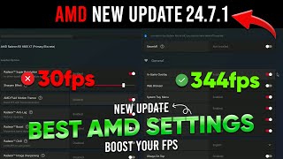 AMD Software Adrenalin Edition 2471 ✅  AMD New Update 2471  AMD Best Settings For Gaming [upl. by Darees785]