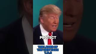 Trump swears he has no clue why The View CANCELLED and BANNED him for LIFE but he Got Last Laugh [upl. by Seniag972]