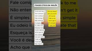 Frases úteis em inglês 2 [upl. by Eralc]