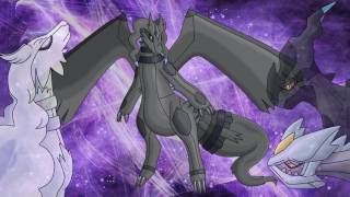 Pokemon Black White Original Dragon Theme Imagination  Zekrom Kyurem Reshiram Fusion [upl. by Reniar]