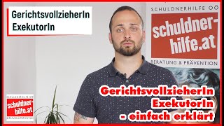 GerichtsvollzieherIn ExekutorIn Fahrnispfändung  Erklärvideo der SCHULDNERHILFE OÖ [upl. by Nitsreik]