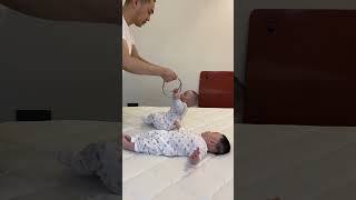 Fourmonthold twins challenge the pull ring unlock new skills JinmingShuming Yinwa [upl. by Ikim48]