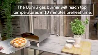 Gas burner for Ooni 3  How to Setup and Use [upl. by Rudolfo394]