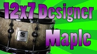 12x7 Sonor Designer Maple Light Snare Drum  Snare Pimp Project Volume 26 [upl. by Presley373]