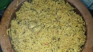 Mushroom biryani recipe yummy😋 Mushroom biryani recipe in mud pot mushroombiryani mushroom viral [upl. by Rickart230]