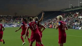 WNT vs Costa Rica Carli Lloyd Goal  Oct 26 2014 [upl. by Rukna673]