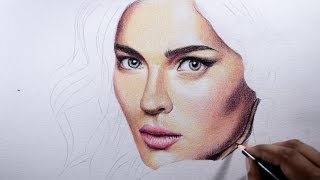 How to draw skin  Basic tips with colored pencils [upl. by Gaves]