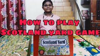 How to play scotland yard game explained in tamil [upl. by Ecnaiva377]