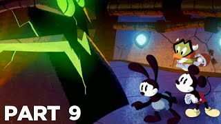 DISNEY EPIC MICKEY 2 THE POWER OF TWO Walkthrough Part 9  Dragon Robot Boss [upl. by Bobby950]