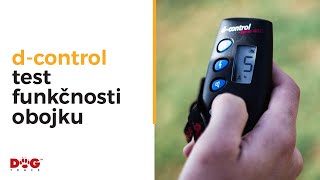 Test funkčnosti obojku dcontrol  Dogtrace [upl. by Guerin]