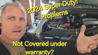 2024 Ford Super Duty F250 tremor Problemsnot covered under warranty Whaaaaat [upl. by Moht]