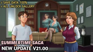 NEW UPDATE SUMMERTIME SAGA v2100  SAVE DATA [upl. by Jimmie]