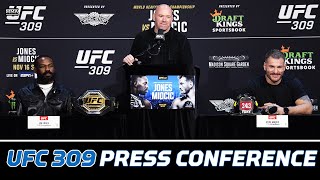 Full UFC 309 Press Conference  MMA Fighting [upl. by Munt]