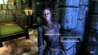 Elder Scrolls V Skyrim Walkthrough in 1080p Part 65 First Lessons in Winterhold PC Gameplay [upl. by Sessylu]