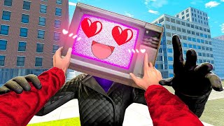 TV Woman x TV Man EPIC LOVE STORY  SAVE TV Woman vs Skibidi Toilet in Gmod 250 [upl. by Rafferty]