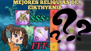 TIER LIST MEJORES RELIQUIAS DE EIKTHYRNIR🫎¿CUALES PRIORIZAR🤨 [upl. by Anial]