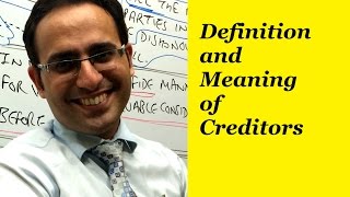 Basic Accounting Terms Video14 What are Creditors [upl. by Aicirt]