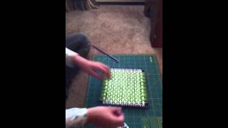 How to make weaving loom instruction sheet helper [upl. by Wamsley]