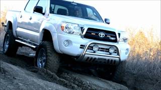 Lifted toyota tacoma offroad on trails [upl. by Jolie909]