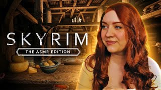 Skyrim ASMR Edition  Tavern Lady Cares For You 🌿 Cooking Personal Attention etc [upl. by Benn]