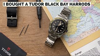 Unboxing Tudor Black Bay Harrods Edition [upl. by Nomael463]