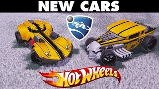 Rocket League  New Hot Wheels Cars Gameplay Twin Mill III amp Bone Shaker [upl. by Amlet906]