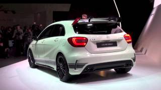 PrePremiere of the MercedesBenz A 45 AMG in Geneva  Genf 2013 with Usher [upl. by Irrehs]