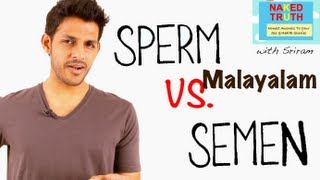 What is the Difference between Sperm and Semen  Malayalam [upl. by Aneled]