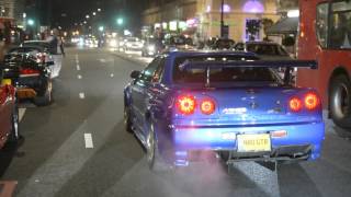 Paul Walker Tribute Cruise by Kream Developments amp Piccadilly Boy Racers [upl. by Korman187]