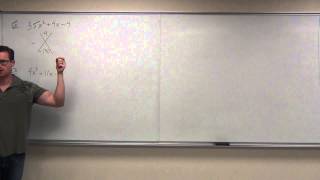 Intermediate Algebra Lecture 64 Factoring Polynomials Trinomials in General [upl. by Goode]