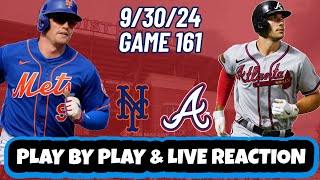 Atlanta Braves vs New York Mets Live Reaction  PLAY BY PLAY  GAME 1  93024  Braves vs Mets [upl. by Fitton]