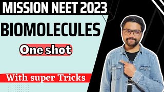 BIOMOLECULES  One Shot  Neet 2023 amp 2024  KV eDUCATION [upl. by Ahsimrac]